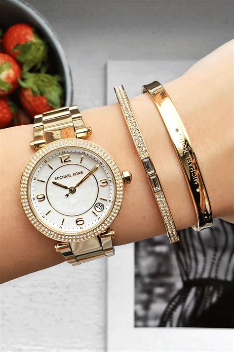 michael kors uhr und armreif set|michael kors damenuhrn.